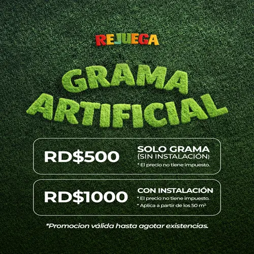 Oferta Grama Artificial